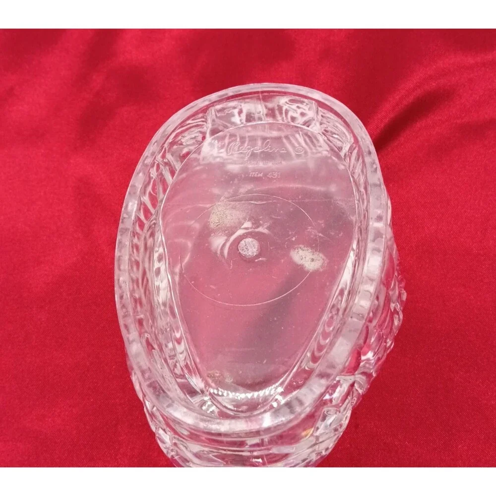 Vintage MCM Regaline Clear Acrylic Swan Vanity Bath Trinket Soap Dish 6